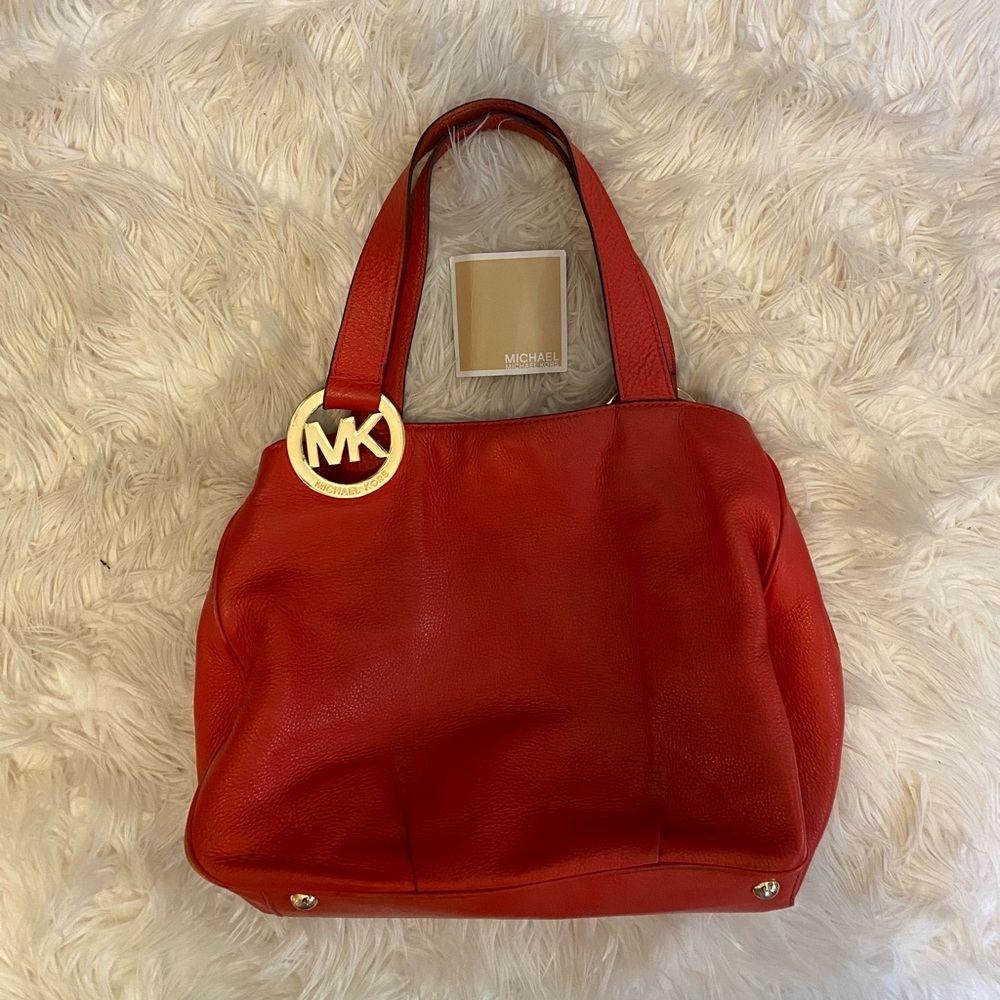Michael Kors Burnt Orange Tote